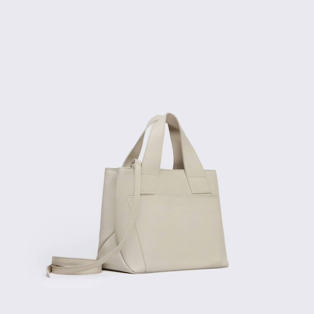 NEW MESCH women's charlene satchel bag in ivory